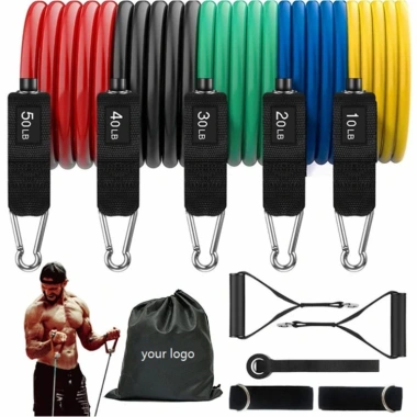 Bộ 5 dây ngũ sắc kháng lực tập gym cơ bản nâng cao tại nhà – Giá ưu đãi 299.900₫