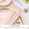 Bộ 5 Đôi Đũa Sợi Thủy Tinh Ion Bạc Kháng Khuẩn – Phong Cách Nhật Bản Hoa Anh Đào Màu Hổ Phách Cao Cấp – Giá 90.000₫ 5