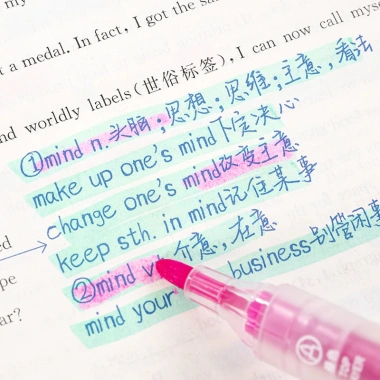 Bộ 5 Hai Đầu Gradient - Công Suất Lớn, Nhanh Khô, Bút Đánh Dấu, Trang Trí Tạp Chí 6