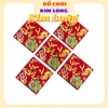 Bộ 5 hình decan nhung đỏ chữ Việt 8‑12cm - Dán dưa hấu, bánh chưng, bánh tét Tết 7