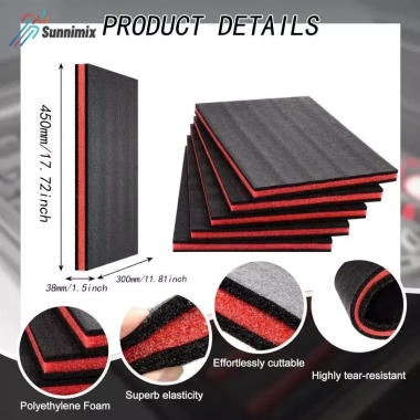 Bộ 5 hộp dụng cụ xốp chèn chuyên nghiệp, tấm xốp bàn thu nhỏ lưu trữ DIY, hộp đựng máy ảnh - 321.200 VND 7 Bộ 5 hộp dụng cụ xốp chèn chuyên nghiệp, tấm xốp bàn thu nhỏ lưu trữ DIY, hộp đựng máy ảnh - 321.200 VND 7