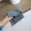 Bộ 5 khăn microfiber 30x30 – Siêu thấm không vết nước, lau bàn, rửa xe bền lâu 3