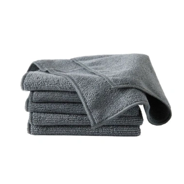Bộ 5 khăn microfiber 30x30 – Siêu thấm không vết nước, lau bàn, rửa xe bền lâu 9