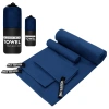 Bộ 5 miếng cắm trại microfiber - 2 túi lưới + 3 khăn chống cát nhẹ, lý tưởng đi bộ, du lịch biển - 224.640đ 7