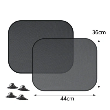 Bộ 5 miếng che nắng kính cửa và kính hậu ô tô lưới cách nhiệt, chống UV - 65.000₫