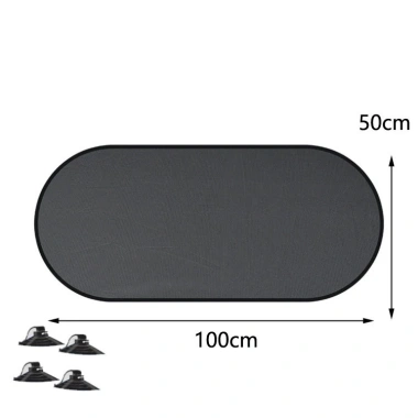 Bộ 5 miếng che nắng kính cửa và kính hậu ô tô lưới cách nhiệt, chống UV - 65.000₫