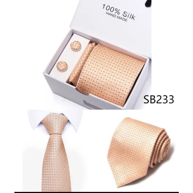 Bộ 5 món cà vạt thời trang nam + hộp đựng, khăn tay - Giá ưu đãi 159.127 VND 8