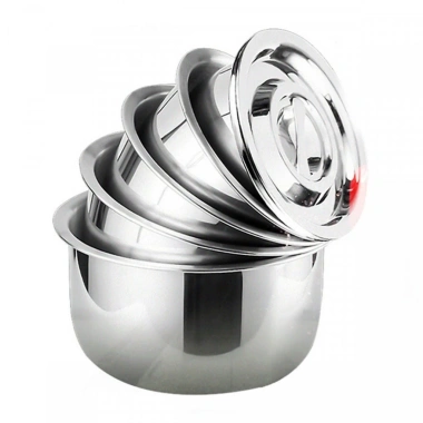 Bộ 5 Nồi Inox Cao Cấp 5 Size - Inox Sáng Bóng, Đa Năng, Giá Ưu Đãi 77.712₫ 6