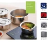Bộ 5 nồi inox cao cấp My Home 16-24cm - Thiết kế bền bỉ, giá ưu đãi 116.500đ 8