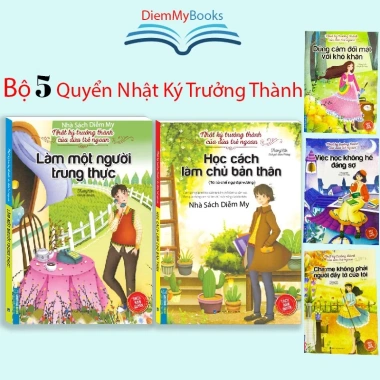 Bộ 5 quyển Sách Nhật ký trưởng thành cho trẻ 6-12 tuổi - Kỹ năng sống - 42.000đ