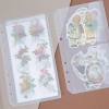 Bộ 5 túi PVC A5 A6 6 lỗ 4 ngăn, chất kết dính, bảo quản sổ tay, kế hoạch ngân sách 62.640₫