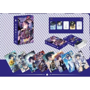 Bộ 50-55 Manga Anime GENSHIN Lomo Cards Photocards 3D Wanderer, Klee Giá 32.054₫