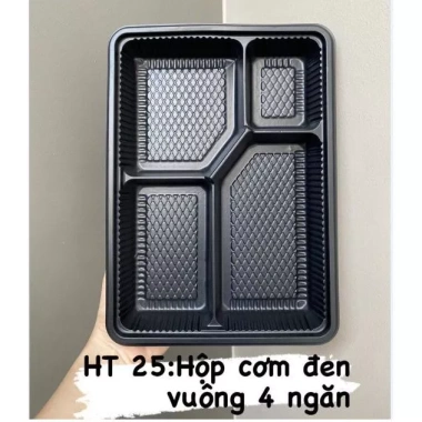 Bộ 50 khay hộp nhựa đế đen kèm nắp HT12 HT17 HT203 HT19 HT25 - Giá ưu đãi 55.000 VND 4