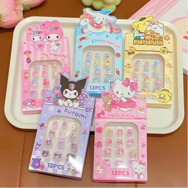 Bộ 50 Kiểu Móng Tay Hoạt Hình Anime Dễ Thương Dán Thạch Keo Trẻ Em - Giá 30.228₫