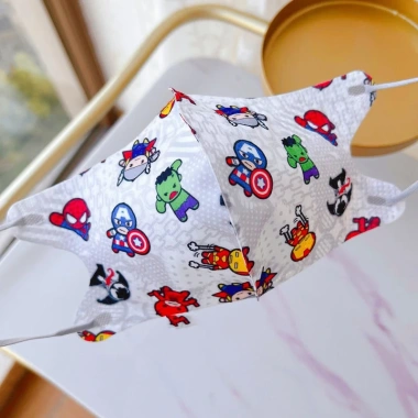 Bộ 50 Mặt nạ trẻ em Hoạt hình Người Nhện 3-12 tuổi 3D, chống bụi, 34.560₫ 10