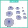 Bộ 50 miếng đệm mút PVC trong suốt, không móc, có giác hút, tái sử dụng cho bàn kính, giá ưu đãi 52.245đ