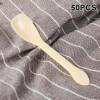 Bộ 50 Mini Nhựa Thìa Vàng Hồng - Thìa Thạch, Kem, Tráng Miệng, Khai Vị Dự Tiệc NS 7