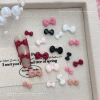 Bộ 50 móng tay hoạt hình nơ mèo Kitty nữ tính nhựa DIY dễ thương, trang trí 7