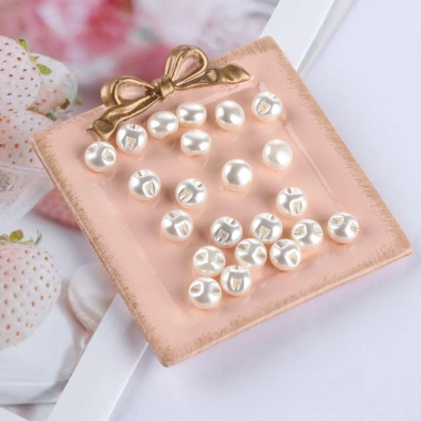 Bộ 50 Nút Ngọc Trai DIY 10mm May Trang Trí Thêu Sò - Giá chỉ 46.200₫