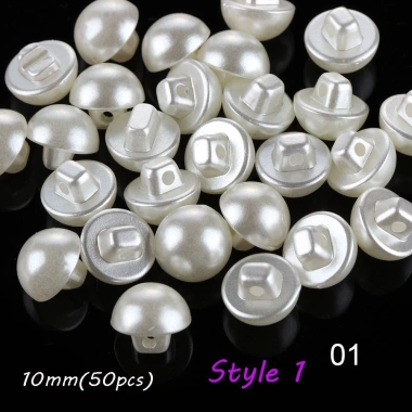 Bộ 50 Nút Ngọc Trai DIY 10mm May Trang Trí Thêu Sò - Giá chỉ 46.200₫ 10 Bộ 50 Nút Ngọc Trai DIY 10mm May Trang Trí Thêu Sò - Giá chỉ 46.200₫ 10