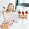 Bộ 50 Pháo Hoa Cupcake Toppers Trang Trí Bánh Giáng Sinh Năm Mới Thực Phẩm An Toàn Giá 25.570 VND 2