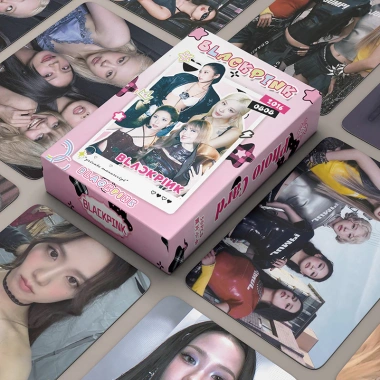 Bộ 50 Photocard Blackpink Laser, hộp LISA JENNIE ROSE JISOO, Kpop Album Lomo Cards, giá ưu đãi 38.500 VND