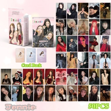 Bộ 50 Photocard Blackpink Laser, hộp LISA JENNIE ROSE JISOO, Kpop Album Lomo Cards, giá ưu đãi 38.500 VND