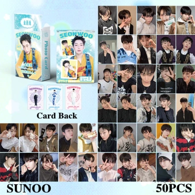 Bộ 50 Photocard ENHYPEN Laser Sunghoon và Jungwon - Lomo Card Kpop, 27.500₫