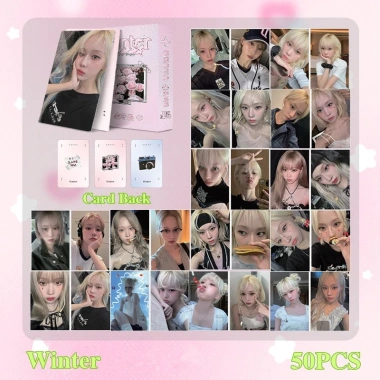 Bộ 50 thẻ Blackpink ZB1 + I-DLE, IVE Photocards - Album Laser, Lomo, Bưu thiếp Kpop, giảm còn 53.900 VND