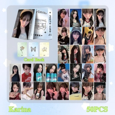 Bộ 50 thẻ Blackpink ZB1 + I-DLE, IVE Photocards - Album Laser, Lomo, Bưu thiếp Kpop, giảm còn 53.900 VND