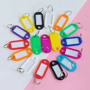 Bộ 50 thẻ ghi nhớ gắn móc chìa khoá phòng vali cửa 2.2x5 cm giảm còn 80.000 VND 3