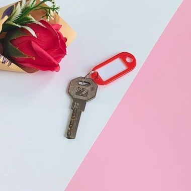 Bộ 50 thẻ ghi nhớ gắn móc chìa khoá phòng vali cửa 2.2x5 cm giảm còn 80.000 VND 7