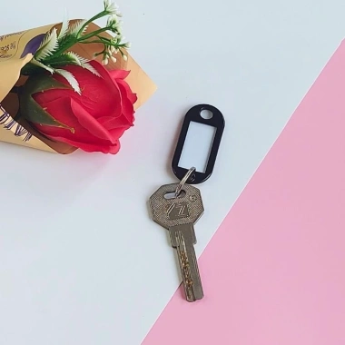 Bộ 50 thẻ ghi nhớ gắn móc chìa khoá phòng vali cửa 2.2x5 cm giảm còn 80.000 VND 10