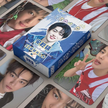 Bộ 50 Thẻ Holographic Laser LOMO CORTIS KEONHO - Album KPOP, Giá giảm 57,200 VND