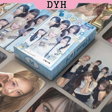 Bộ 50 Thẻ Laser Photocard IVE WONYUNG Leeseo YuJin Kpop Album Lomo - Giá chỉ 27.500₫