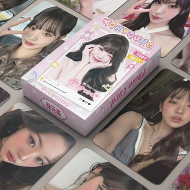 Bộ 50 Thẻ Laser Photocard IVE WONYUNG Leeseo YuJin Kpop Album Lomo - Giá chỉ 27.500₫ 4