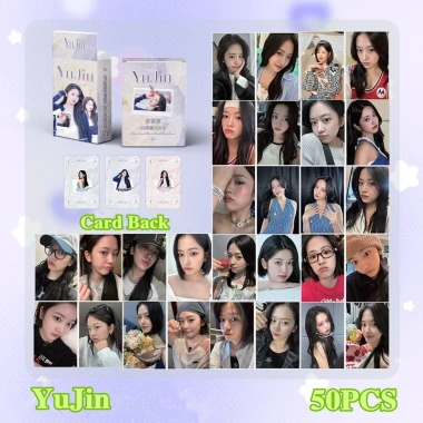 Bộ 50 Thẻ Laser Photocard IVE WONYUNG Leeseo YuJin Kpop Album Lomo - Giá chỉ 27.500₫ 6