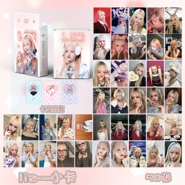 Bộ 50 Thẻ Laser Photocard IVE WONYUNG Leeseo YuJin Kpop Album Lomo - Giá chỉ 27.500₫ 8