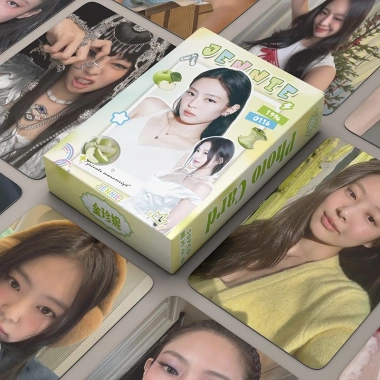 Bộ 50 Thẻ Laser Photocards Blackpink Jennie LOMO – Hộp Album KPOP Giá Ưu Đãi 57,200₫
