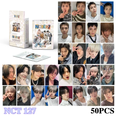 Bộ 50 Thẻ Laser Photocards NCT 127 Holographic LOMO Card KPOP Album - 57,200₫