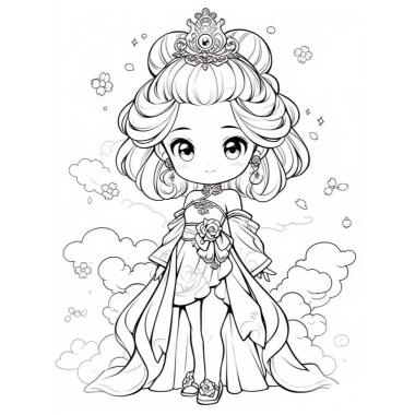 Bộ 50 Tờ Tranh Tô Màu Anime Chibi Bé Gái Cute Khổ A4 A5 - Giá chỉ 19.900 VND 3 Bộ 50 Tờ Tranh Tô Màu Anime Chibi Bé Gái Cute Khổ A4 A5 - Giá chỉ 19.900 VND 3