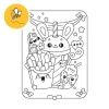 Bộ 50 Tờ Tranh Tô Màu Cute Dễ Thương cho Bé - Đồ chơi giấy TM527 12.500₫ 2