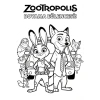 Bộ 50 Tờ Tranh Tô Màu ZooTopia M172 - Đồ Chơi Giấy Giá Giảm 25.000 VNĐ 2