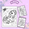 Bộ 50 tranh tô màu hoạt hình Ngựa 1 sừng Pony ngộ nghĩnh cho bé trai và bé gái giá chỉ 25.000đ 2