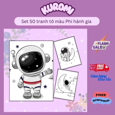 Bộ 50 tranh tô màu hottrend hoạt hình ngộ nghĩnh cho bé Quái vật Capybara 25.000đ 6