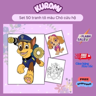 Bộ 50 tranh tô màu hottrend hoạt hình ngộ nghĩnh cho bé Quái vật Capybara 25.000đ 7