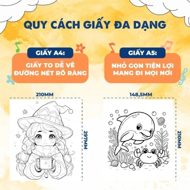 Bộ 50 Tranh Tô Màu Kuromi Giấy Cao Cấp Phát Triển Năng Khiếu Bé Giá 25.000 VND