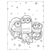 Bộ 50 tranh tô màu Minions A4 A5 - Tô màu sáng tạo, phát triển năng khiếu bé 8.500 VND 2