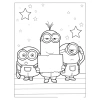 Bộ 50 tranh tô màu Minions A4 A5 - Tô màu sáng tạo, phát triển năng khiếu bé 8.500 VND 3