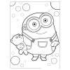 Bộ 50 tranh tô màu Minions A4 A5 - Tô màu sáng tạo, phát triển năng khiếu bé 8.500 VND 6